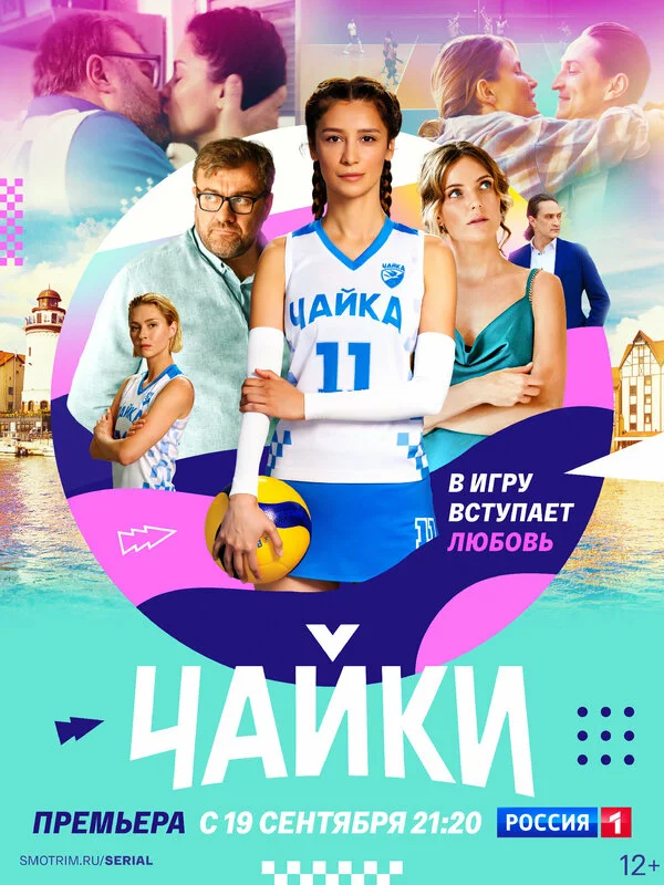 Чайки постер